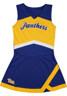 Toddler Girls Blue Pitt Panthers Team Cheer Dress Sets