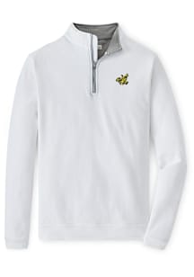 Iowa Hawkeyes Mens White Perth Long Sleeve Qtr Zip Pullover