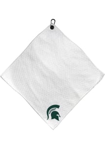 White Michigan State Spartans Microfiber 15x15 Golf Towel
