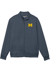Michigan Wolverines Mens Navy Blue Monterey Long Sleeve Full Zip Jacket