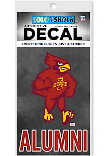 Iowa State Cyclones Alumni Auto Decal - Cardinal