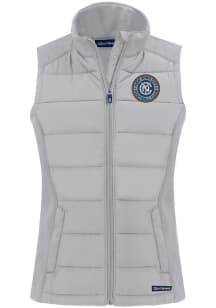 Cutter and Buck New York City FC Womens Grey Evoke Vest