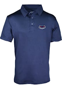 Florida Atlantic Owls Youth Navy Blue Blake Short Sleeve Polo Shirt