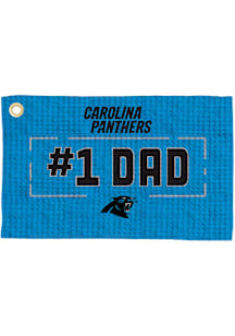 Carolina Panthers #1 Dad Waffle Golf Towel