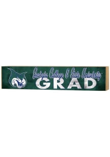KH Sports Fan Georgia College Bobcats Grad graduation graphic Sign - Green