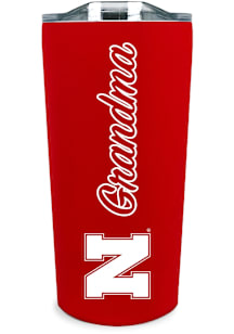 Nebraska Cornhuskers 18oz Grandma Soft Touch Stainless Steel Tumbler - Red