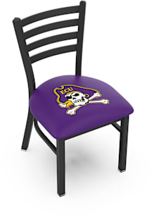 East Carolina Pirates Stationary Black Wrinkle Finish Pub Stool - Black