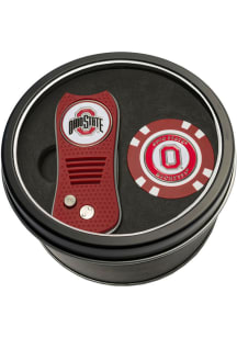 Red Ohio State Buckeyes Switchblade Golf Chip Golf Gift Set