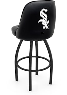 Chicago White Sox Padded Swivel Pub Stool - Black