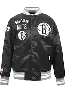 Pro Standard Brooklyn Nets Youth Black Retro Classics Light Weight Jacket