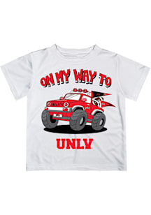 Vive La Fete UNLV Runnin Rebels Infant On My Way Short Sleeve T-Shirt White