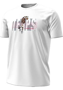 Len Bias Maryland Terrapins White Basketball Performance Cotton Short Sleeve Fashion Player T Shir..