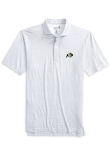 Johnnie O Colorado Buffaloes Mens Black Slade Vault Short Sleeve Fashion Polo