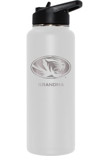 Missouri Tigers Grandma 34oz Stainless Steel Bottle - White