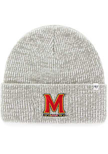 47 Maryland Terrapins Charcoal Brain Freeze Mens Knit Hat
