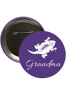 TCU Horned Frogs 3" Grandma Button - Purple
