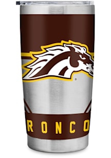 Western Michigan Broncos 20oz Stainless Steel Tumbler - Silver