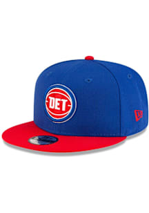 New Era Detroit Pistons Red Two-Tone Basic Jr 9FIFTY Youth Snapback Hat