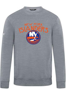 Levelwear New York Islanders Mens Grey Zane Mission Long Sleeve Crew Sweatshirt