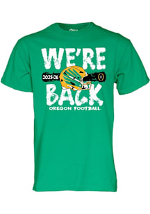Blue 84 Oregon Ducks Green 2025 CFP Bound We're Back Short Sleeve T Shirt