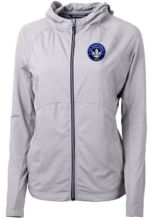 Cutter and Buck Montreal Impact Womens Grey Adapt Eco Light Weight Jacket