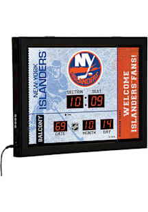 New York Islanders Scoreboard Wall Clock