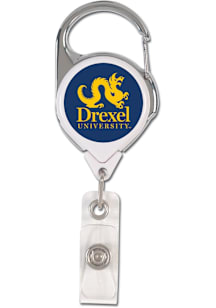 Navy Blue Drexel Dragons 2 Sided Badge Holder