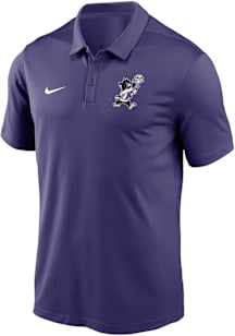 Nike K-State Wildcats Mens Purple Varsity Willie Basketball Short Sleeve Polo