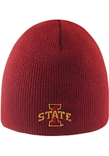 LogoFit Iowa State Cyclones Cardinal Everest Beanie Mens Knit Hat