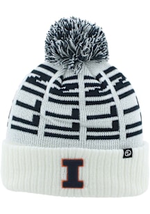Illinois Fighting Illini Pinnacle Nova Adjustable Hat - White