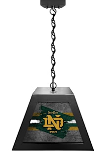 Notre Dame Fighting Irish Vintage Pendant Black Billiard Lamp