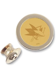 San Jose Sharks Gold Lapel Mens Tie Tack
