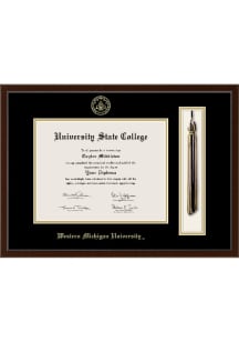 Brown Western Michigan Broncos Delta Tassel Diploma Frame
