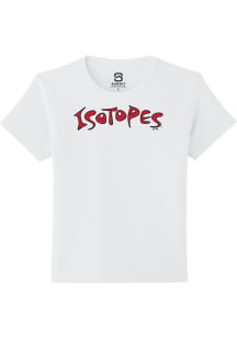 Summit Sportswear Albuquerque Isotopes Youth White Alt Logo Wordmark Short Sleeve T-Shirt