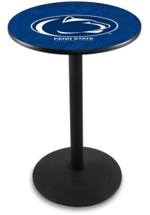 Black Penn State Nittany Lions Black Round Base Pub Table
