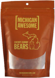 Michigan Cherry Gummy Bears Candy