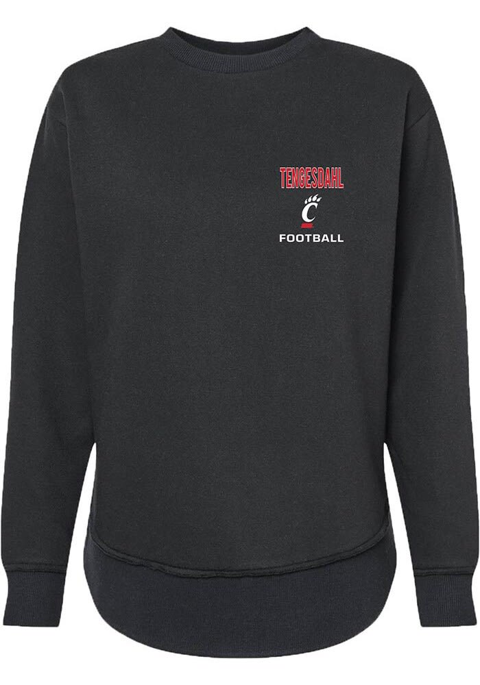 Evan Tengesdahl Rally Cincinnati Bearcats Womens NIL Embroidered Crew Sweatshirt