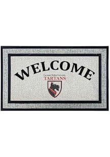 Carnegie Mellon Tartans Welcome 18x30 Door Mat