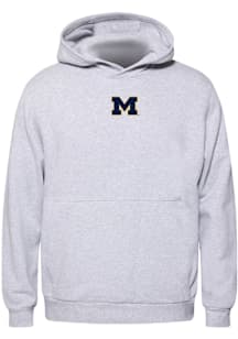 lululemon Michigan Wolverines Mens Grey Steady State Hoodie Long Sleeve Hoodie