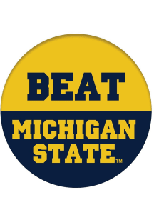 Michigan Wolverines Beat M.S.U Button