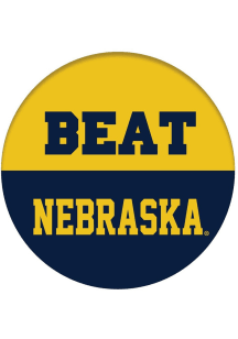 Michigan Wolverines Beat Nebraska Button