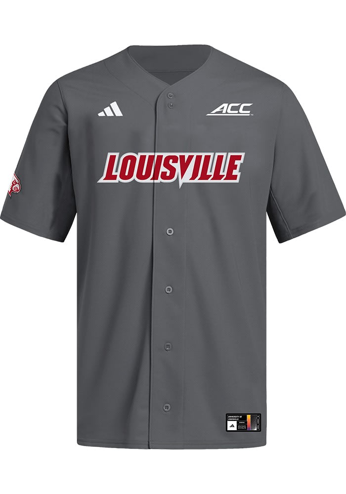 Adidas Louisville Cardinals Mens DARKGREY Replica - 52161631