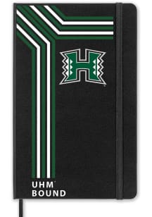 Hawaii Warriors School Bound team logo Notebook and Folder - Black