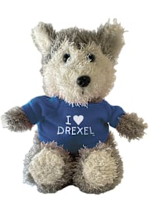 Blue Drexel Dragons Team Logo Plush