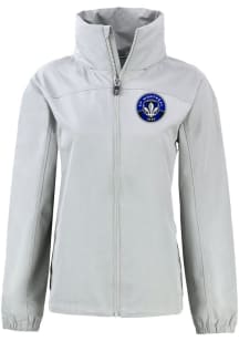 Cutter and Buck Montreal Impact Womens Grey Charter Eco Light Weight Jacket