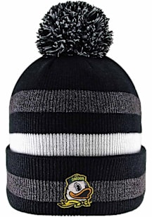 LogoFit Oregon Ducks Black Primetime Mens Knit Hat