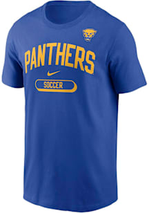 Pitt Panthers Blue Nike Mens Soccer Legend Short Sleeve T Shirt