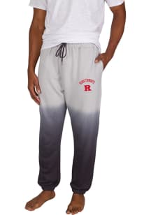 Mens Rutgers Scarlet Knights Charcoal Concepts Sport Dusk French Terry Sweatpants