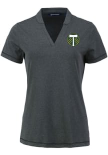 Cutter and Buck Portland Timbers Womens Black Forge Short Sleeve T-Shirt