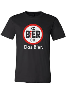 KC Bier Co Black Logo Short Sleeve T Shirt